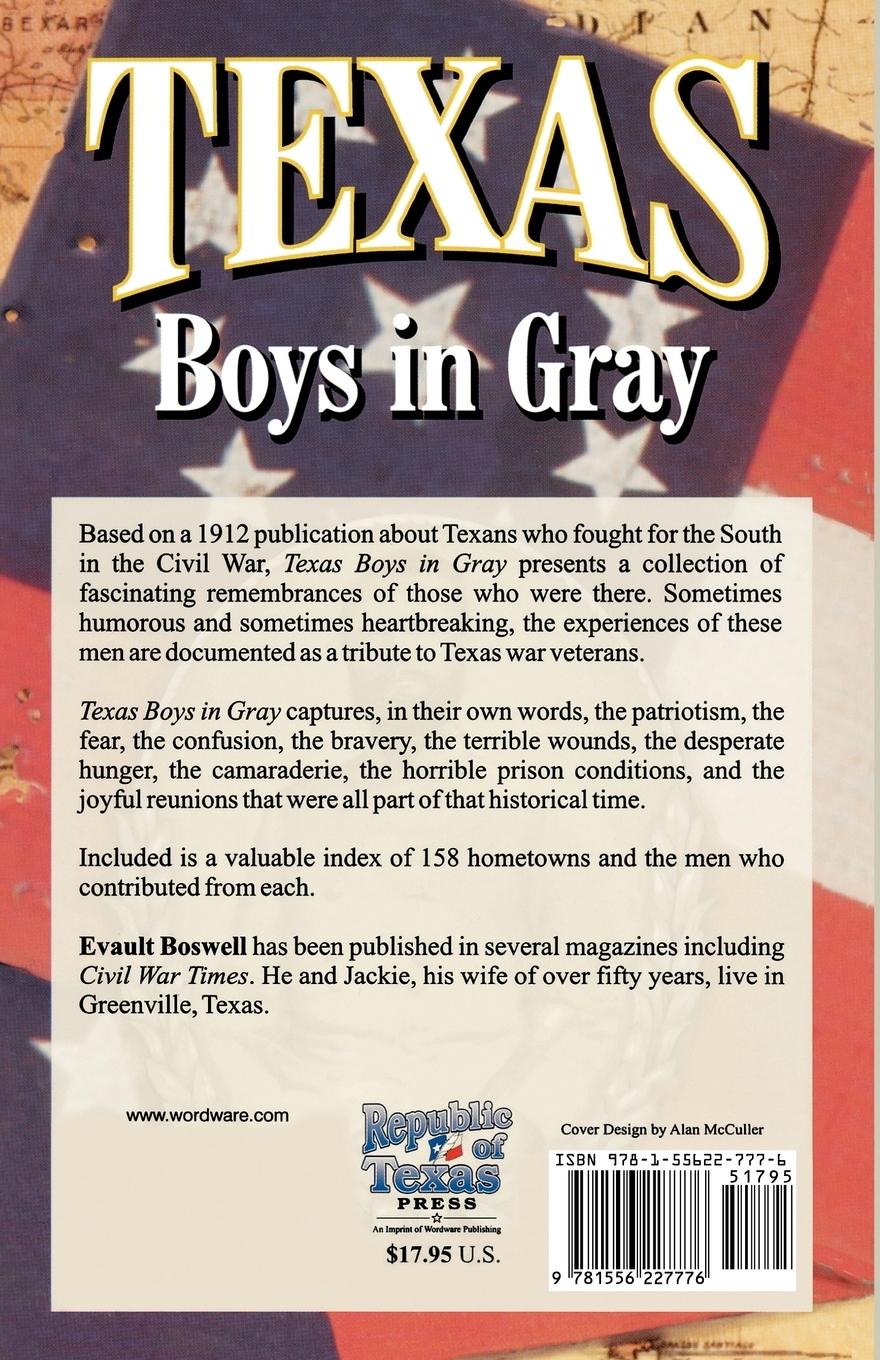 Rückseitencover Texas Boys In Gray