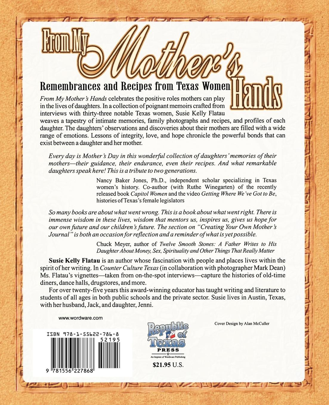 Rückseitencover From My Mother's Hands