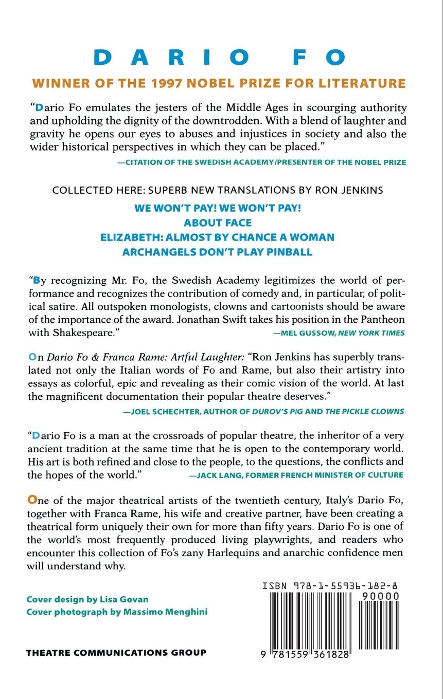 Rückseitencover We Won't Pay! We Won't Pay! and Other Works