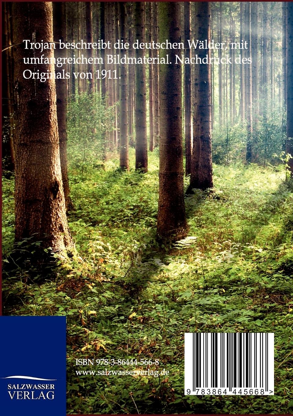Rückseitencover Unsere deutschen Wälder