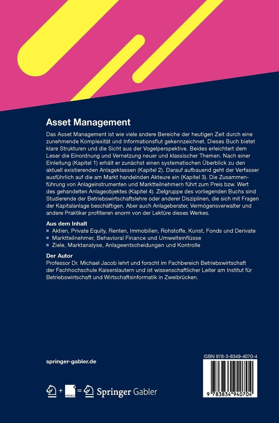 Rückseitencover Asset Management
