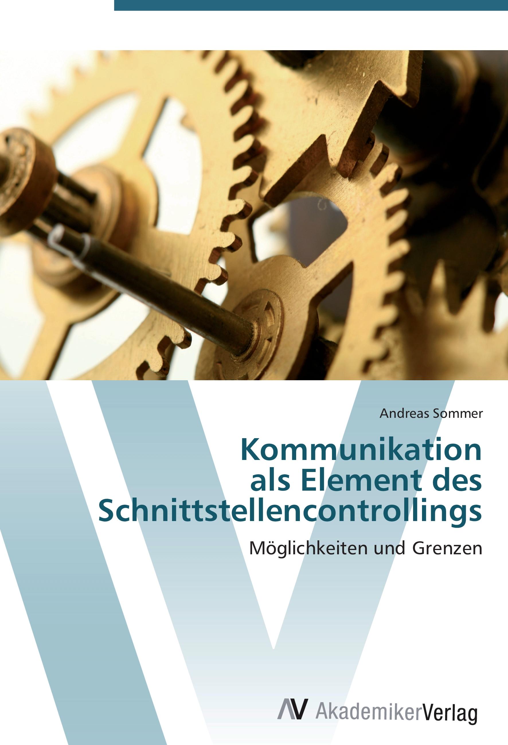 Vorderes Coverbild Kommunikation  als Element des  Schnittstellencontrollings