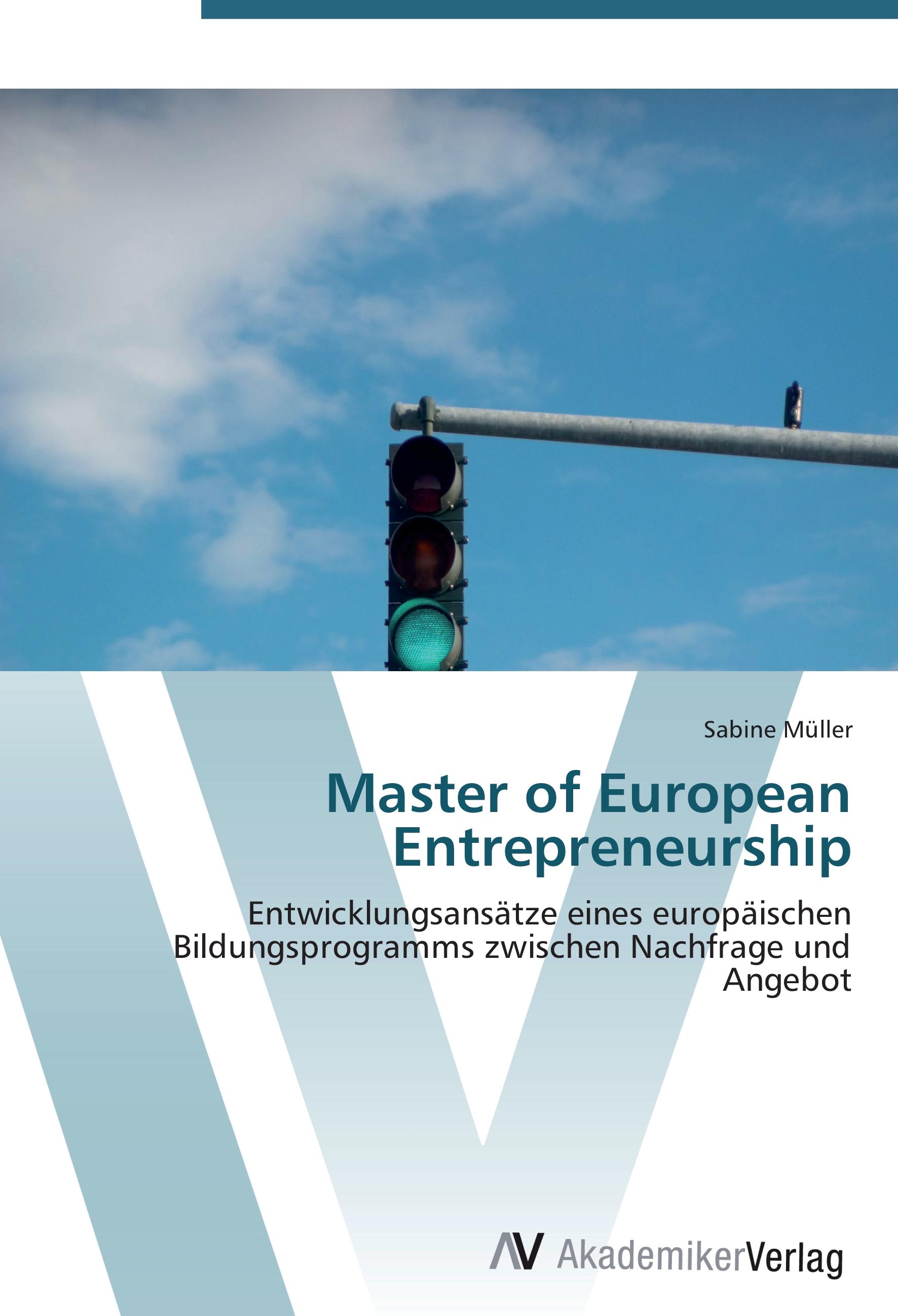Vorderes Coverbild Master of European Entrepreneurship