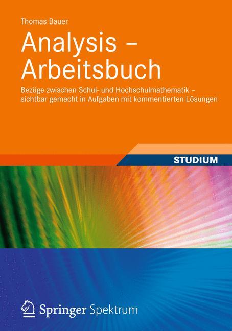 Vorderes Coverbild Analysis - Arbeitsbuch