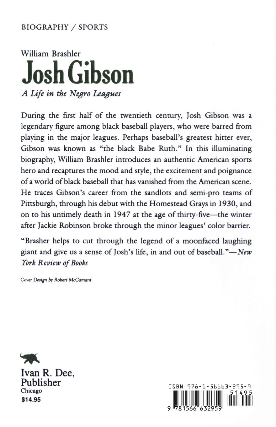 Rückseitencover Josh Gibson