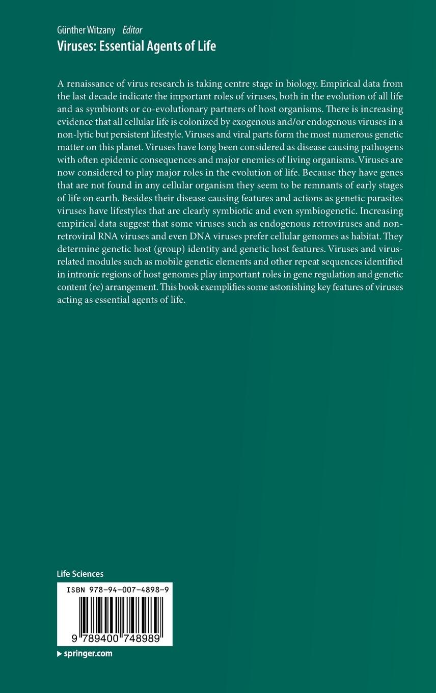 Rückseitencover Viruses: Essential Agents of Life