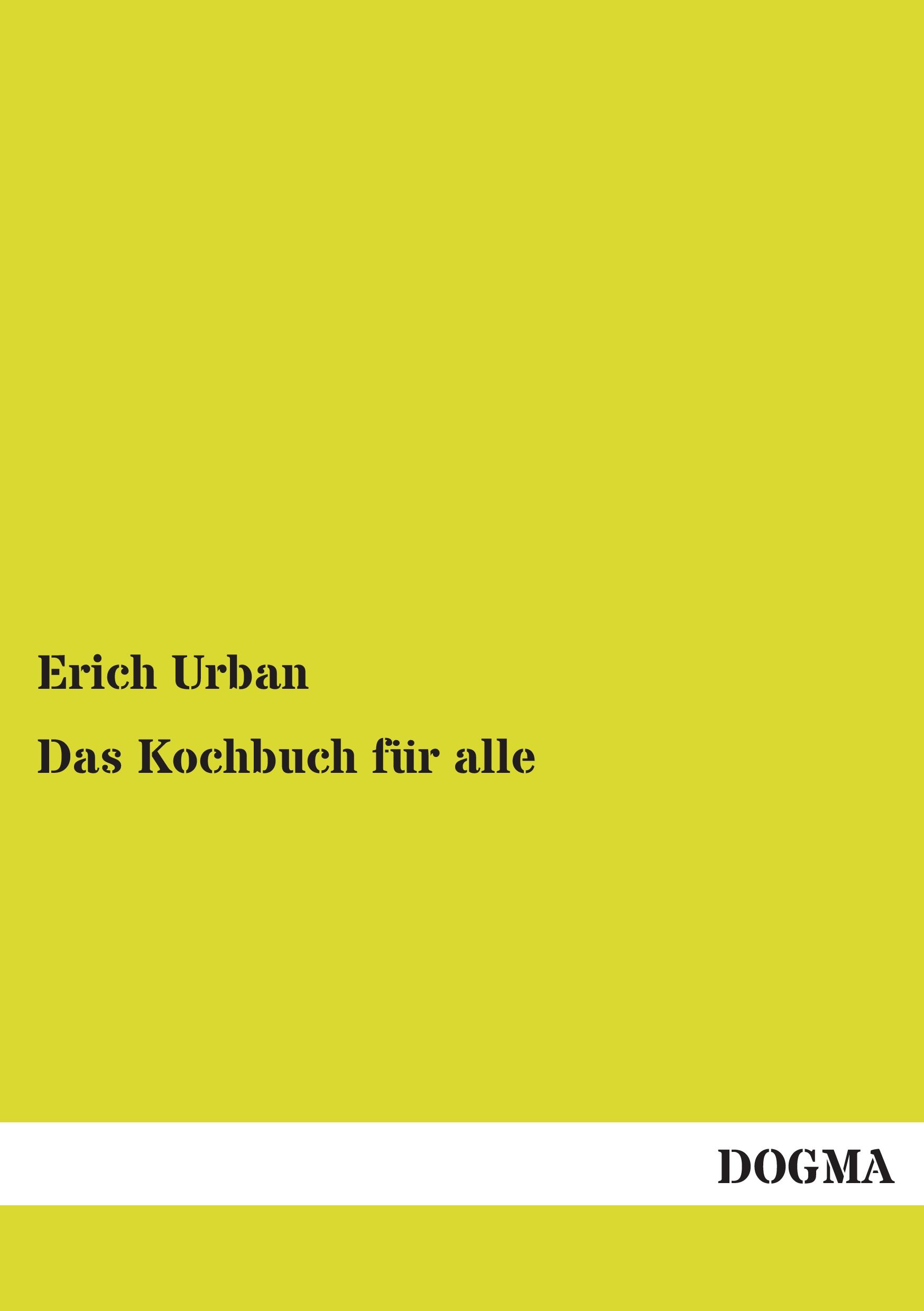 Vorderes Coverbild Das Kochbuch für alle
