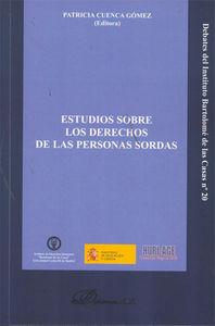 Vorderes Coverbild Estudios sobre los derechos de las personas sordas