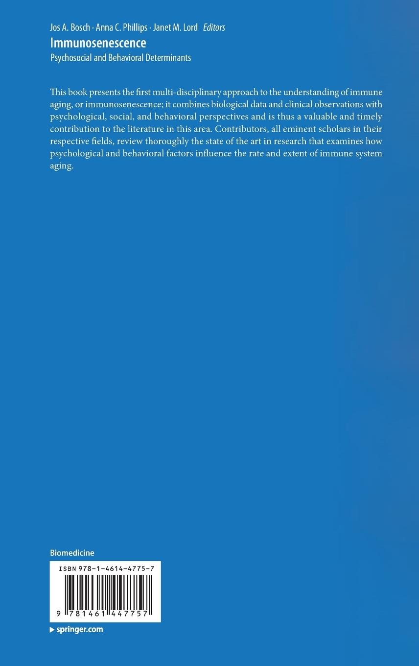 Rückseitencover Immunosenescence