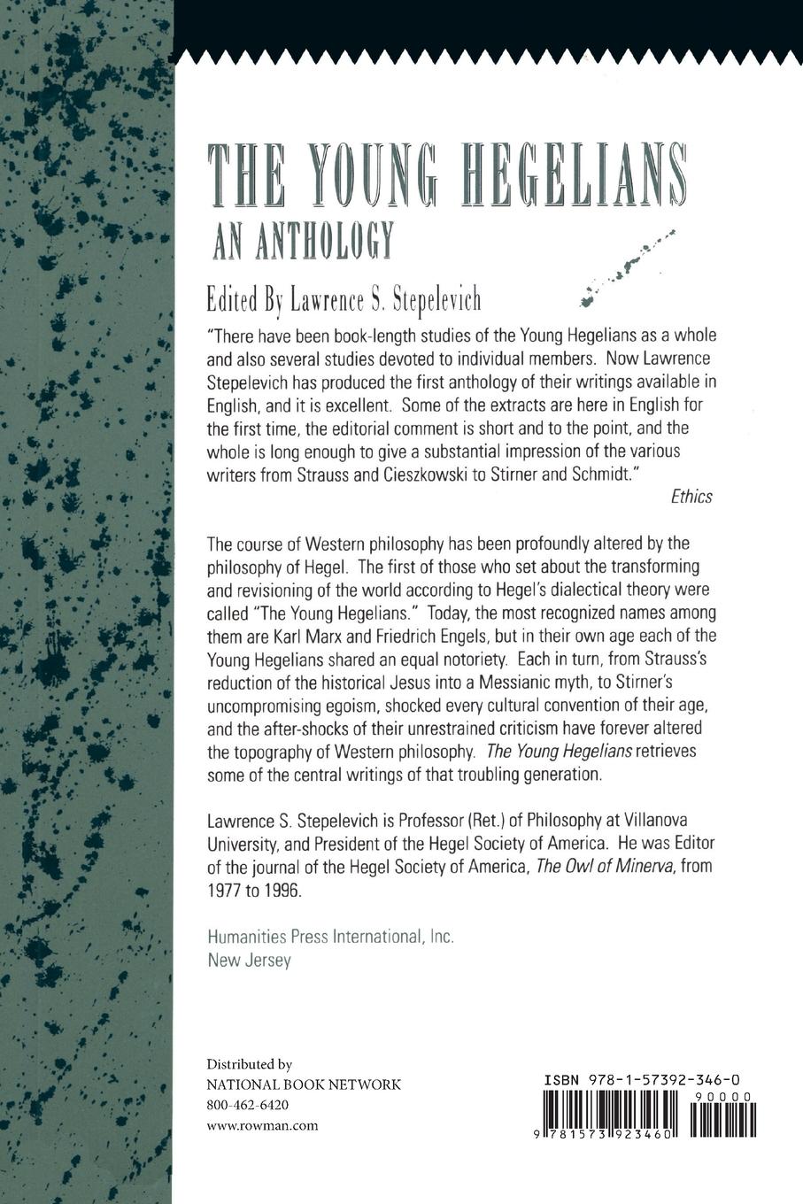 Rückseitencover Young Hegelians