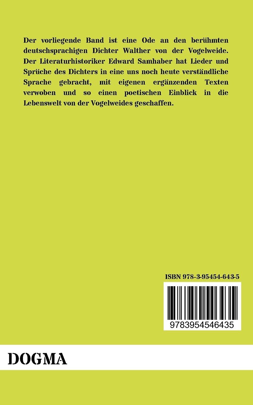 Rückseitencover Walther von der Vogelweide