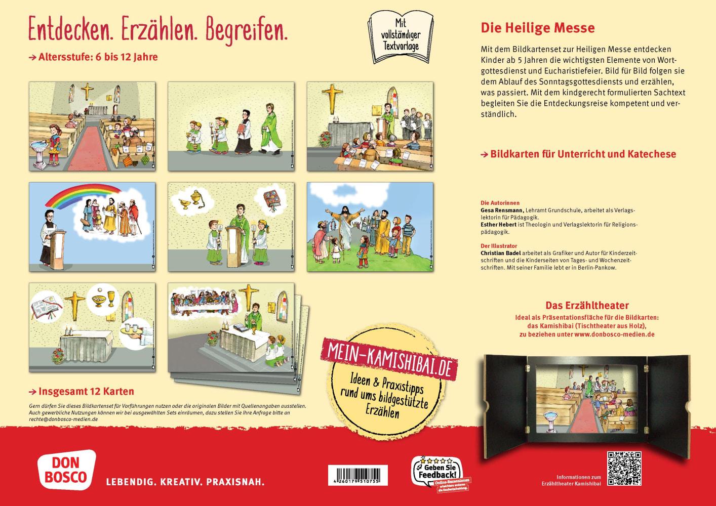 Beispielinhalt (Bild) Die Heilige Messe. Kamishibai Bildkartenset.