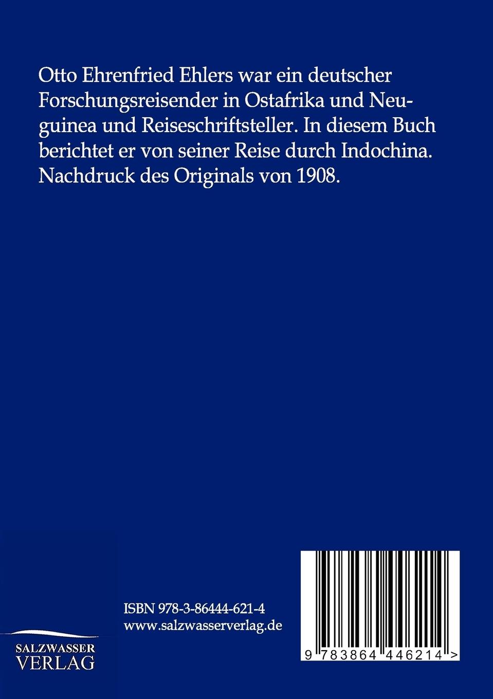 Rückseitencover Im Sattel durch Indo-China