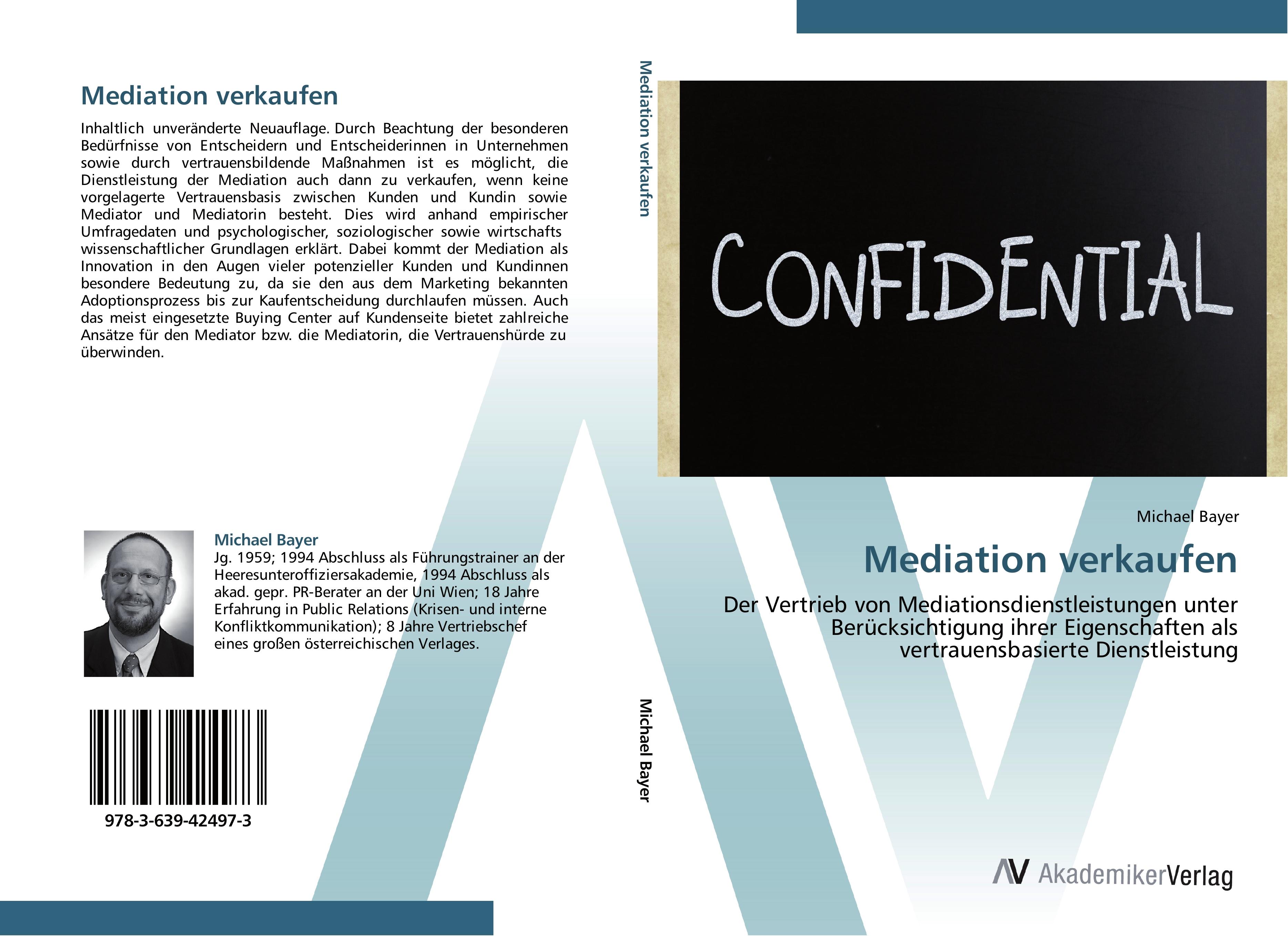 Vorderes Coverbild Mediation verkaufen