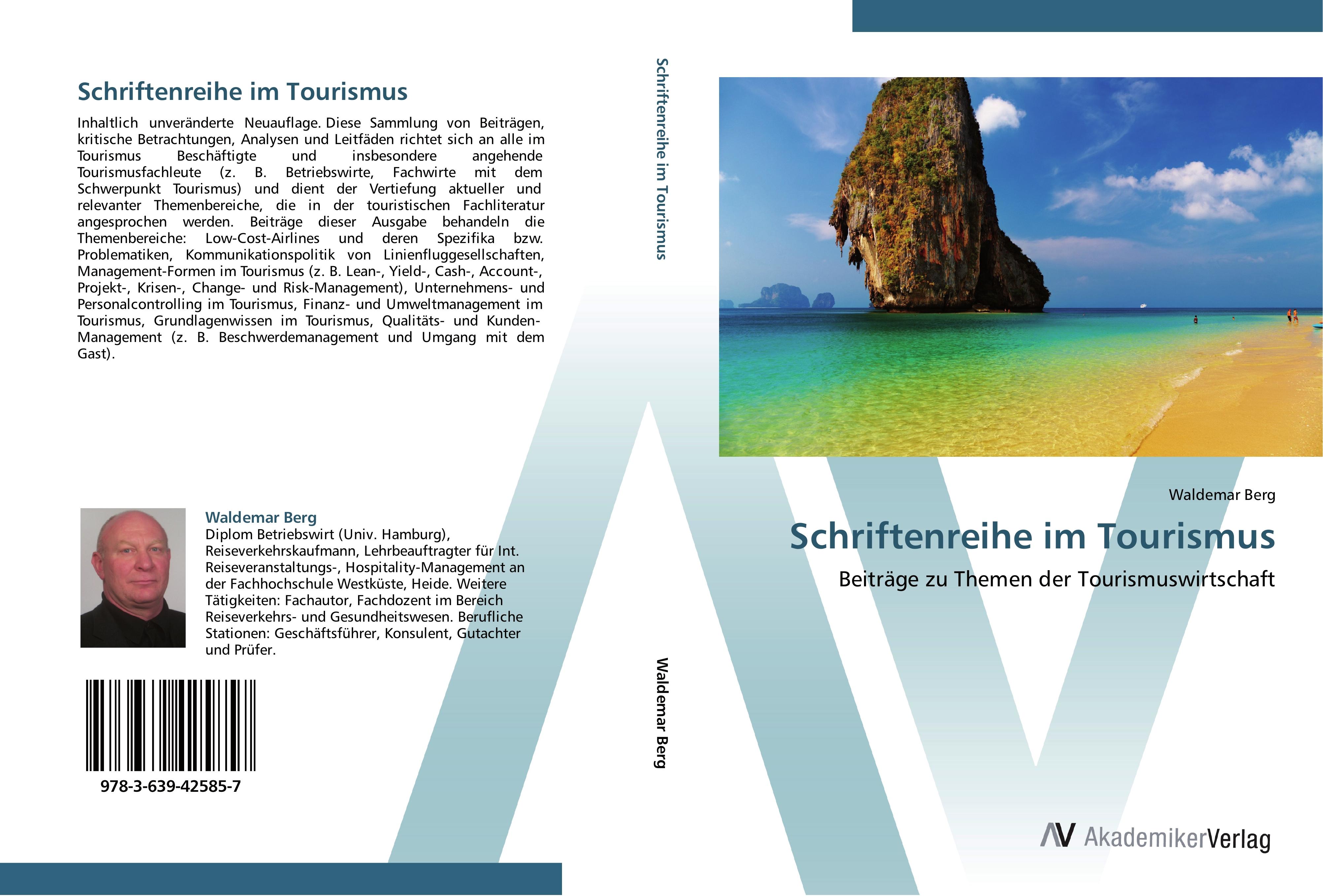 Vorderes Coverbild Schriftenreihe im Tourismus