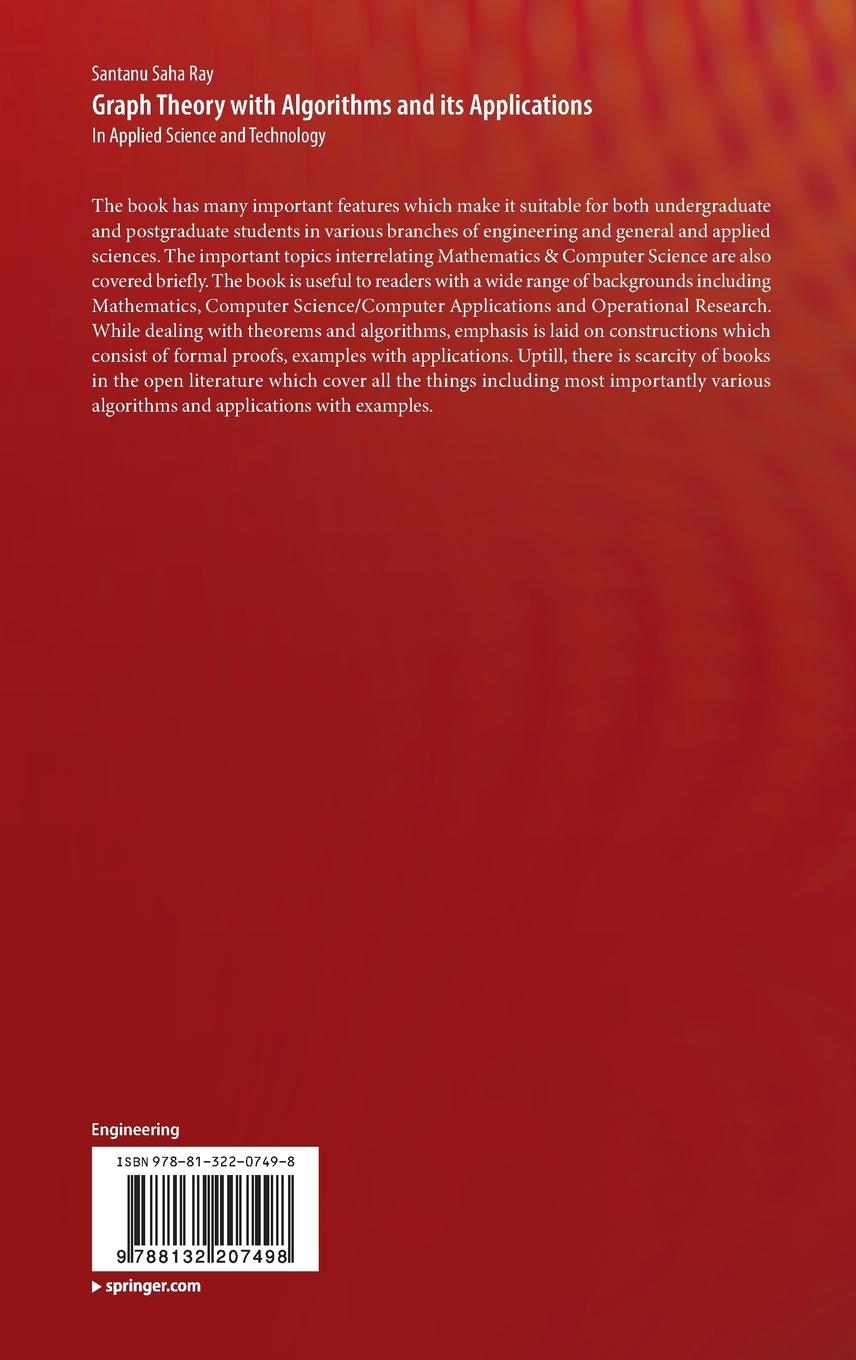 Rückseitencover Graph Theory with Algorithms and its Applications