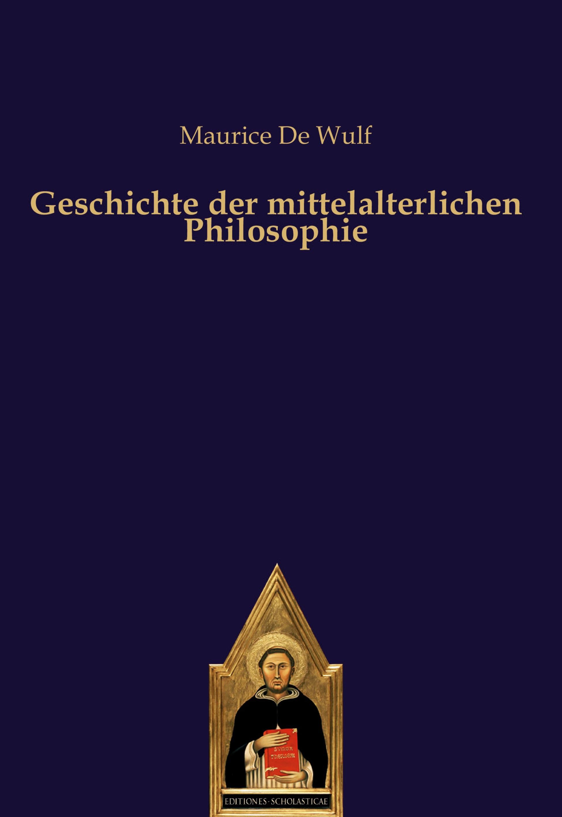 Vorderes Coverbild Geschichte der mittelalterlichen Philosophie