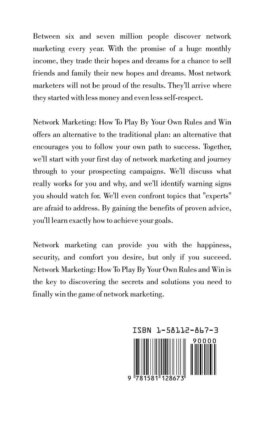 Rückseitencover Network Marketing