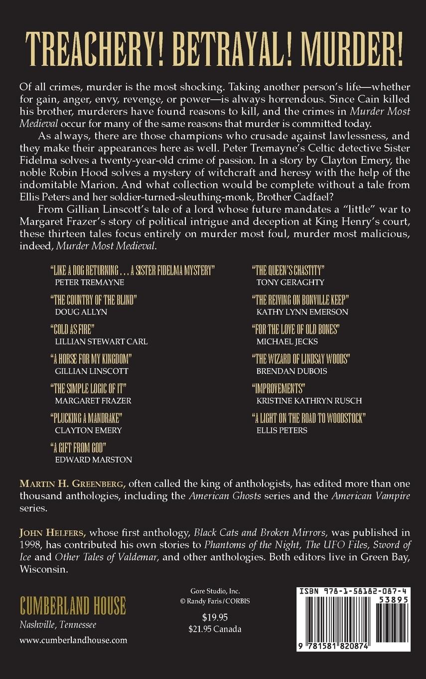 Rückseitencover Murder Most Medieval