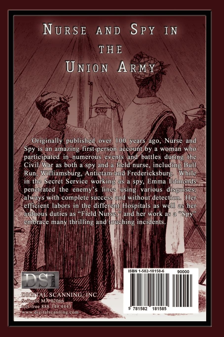 Rückseitencover Nurse and Spy in the Union Army