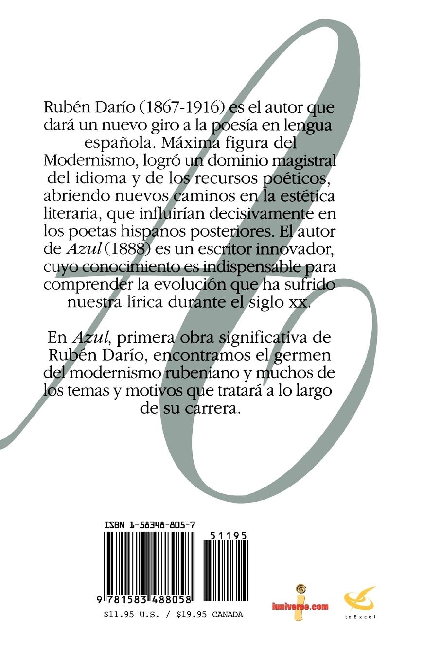 Rückseitencover Azul...