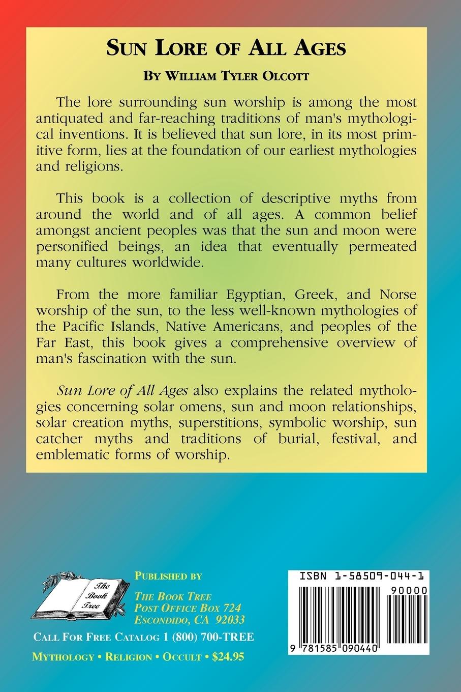 Rückseitencover Sun Lore of All Ages