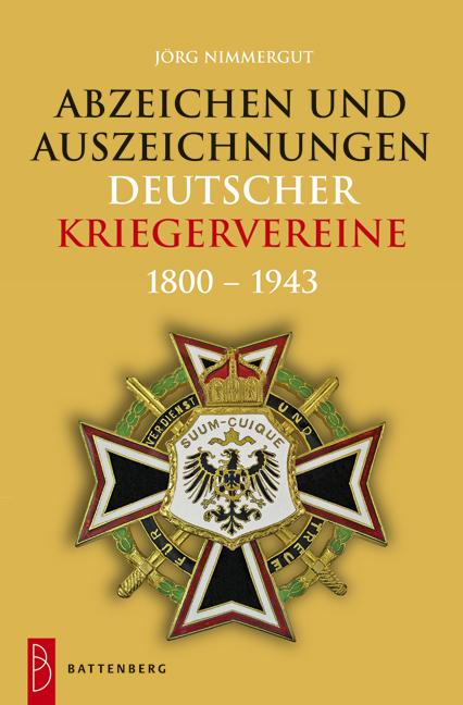 Vorderes Coverbild Abzeichen und Auszeichnungen deutscher Kriegervereine