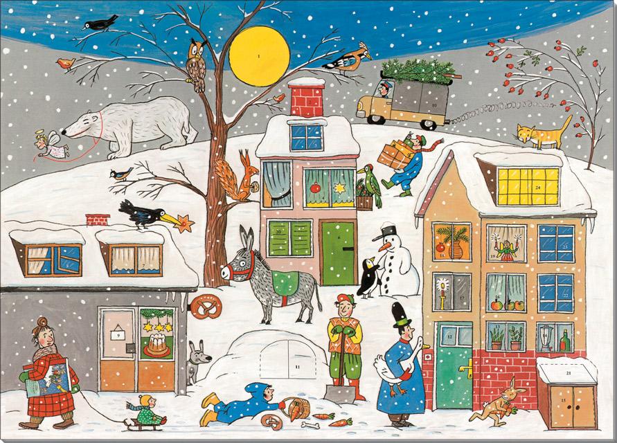Vorderes Coverbild Adventskalender Weihnachten in Wimmlingen