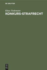 Vorderes Coverbild Konkurs-Strafrecht