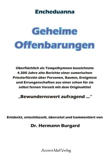 Vorderes Coverbild Encheduanna - Geheime Offenbarungen