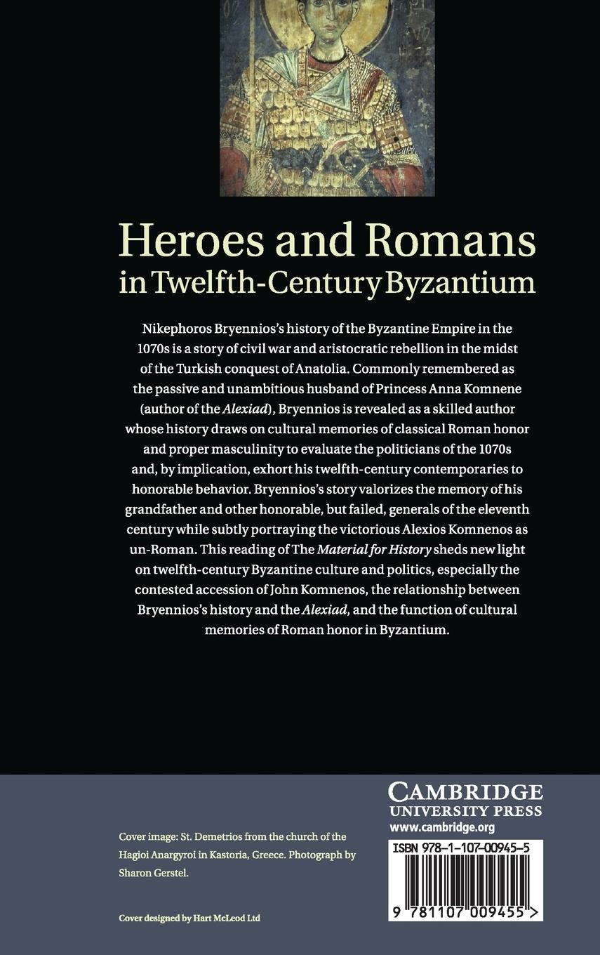 Rückseitencover Heroes and Romans in Twelfth-Century Byzantium