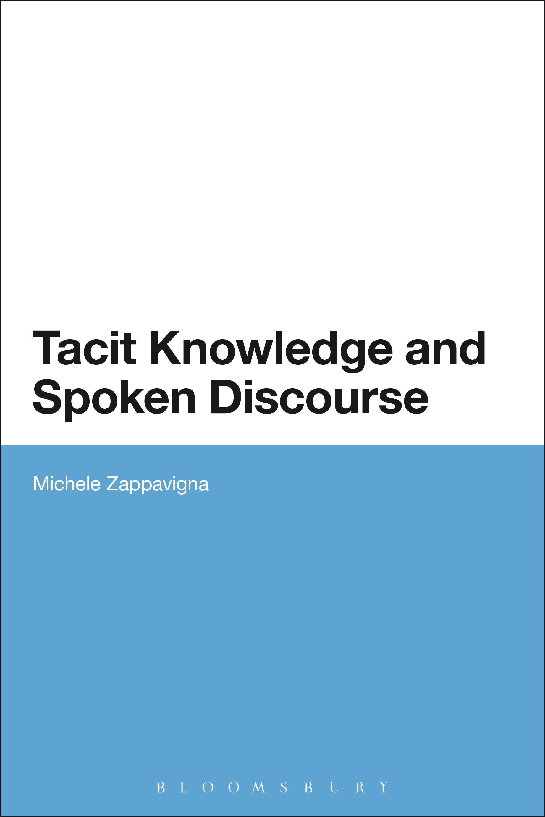 Vorderes Coverbild Tacit Knowledge and Spoken Discourse