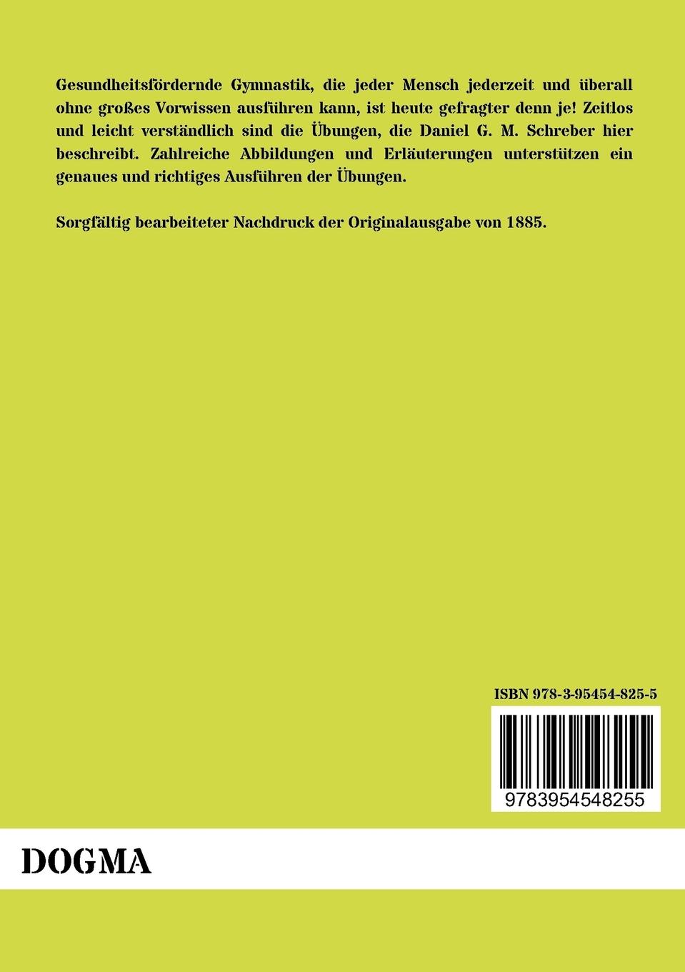 Rückseitencover Ärztliche Zimmergymnastik