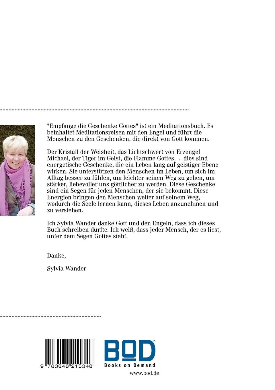 Rückseitencover Empfange die Geschenke Gottes