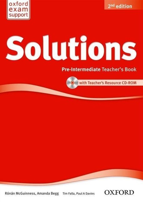 Vorderes Coverbild Solutions: Pre-intermediate: Teacher's Book and CD-ROM Pack