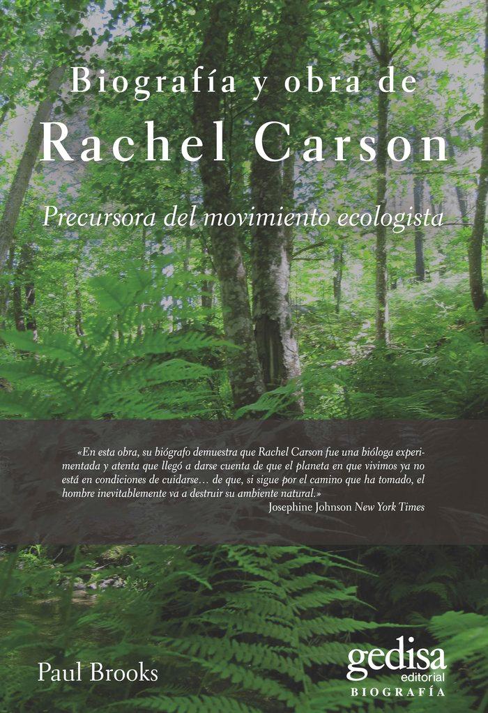 Vorderes Coverbild Biografía y obra de Rachel Carson : precursora del movimiento ecologista