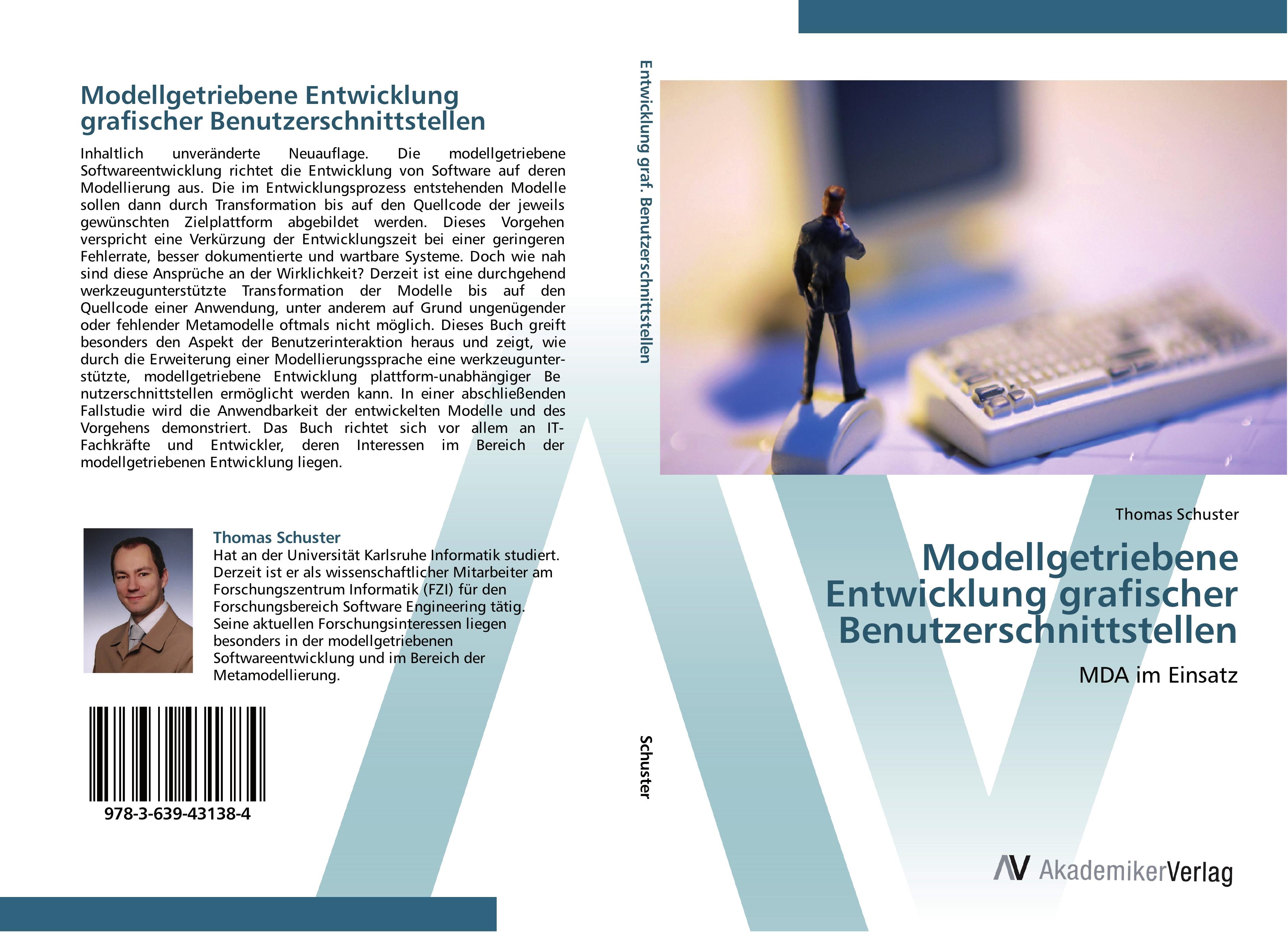 Vorderes Coverbild Modellgetriebene Entwicklung grafischer Benutzerschnittstellen
