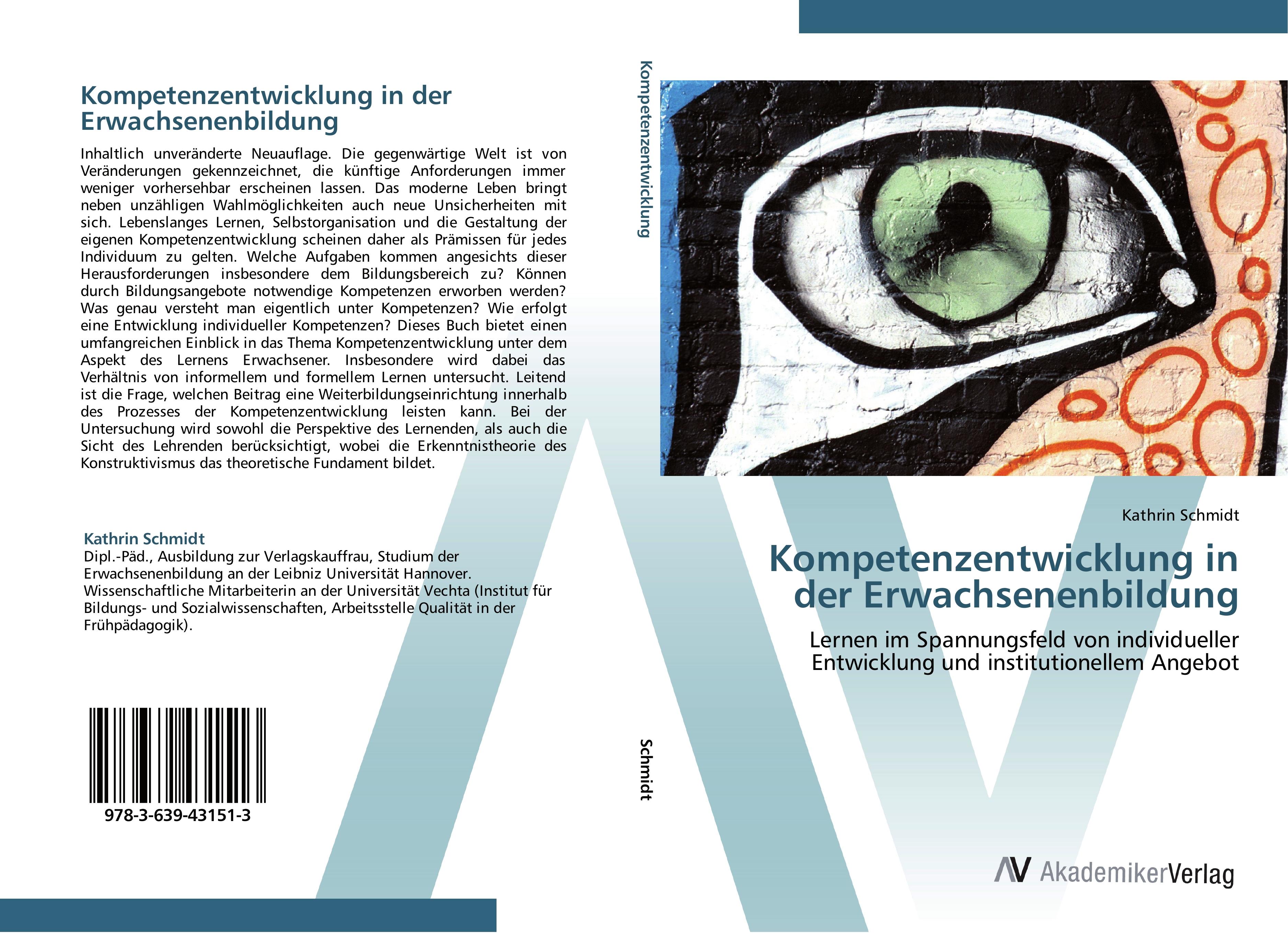Vorderes Coverbild Kompetenzentwicklung in der Erwachsenenbildung