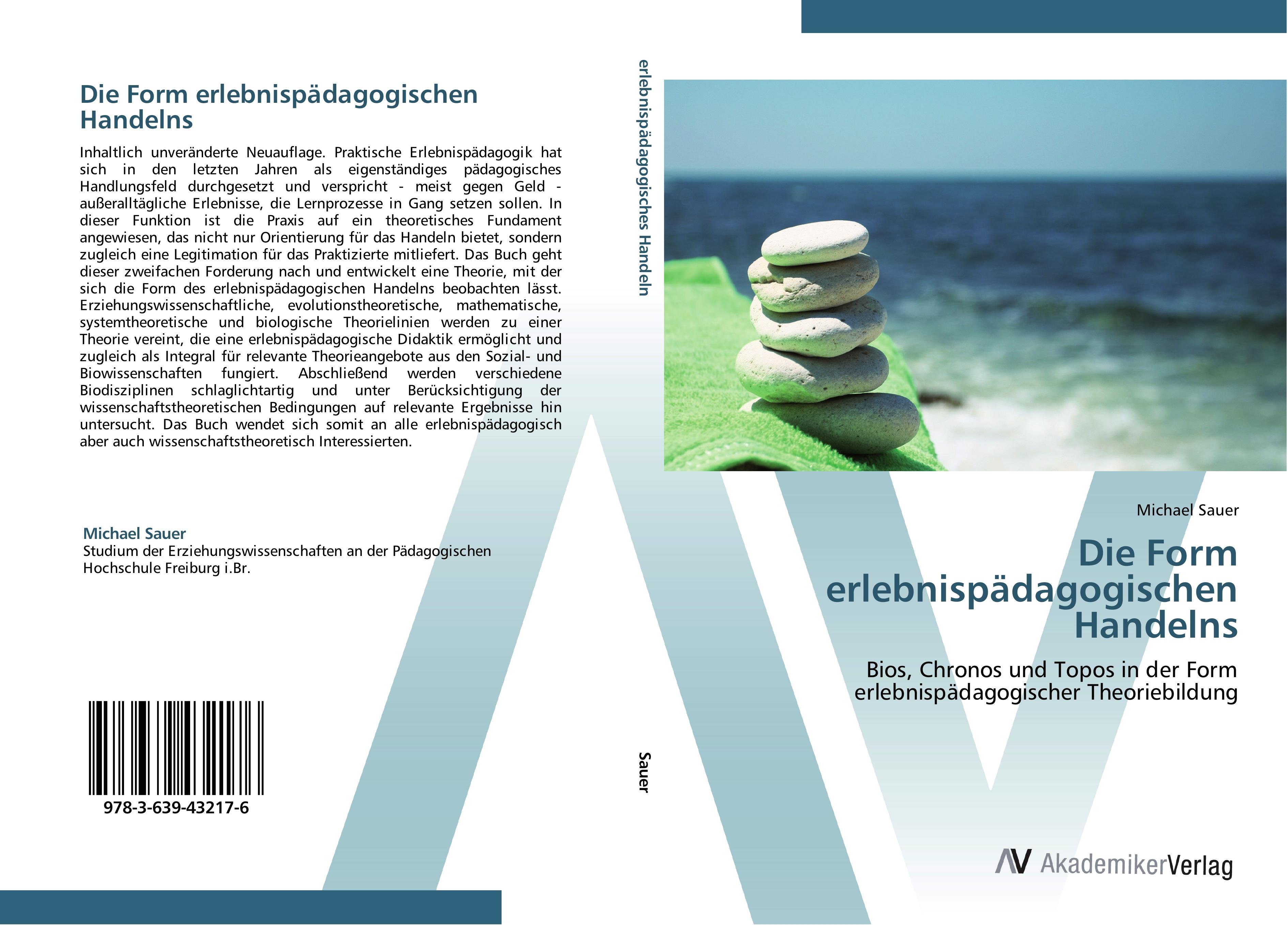 Vorderes Coverbild Die Form erlebnispädagogischen Handelns