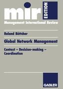 Vorderes Coverbild Global Network Management