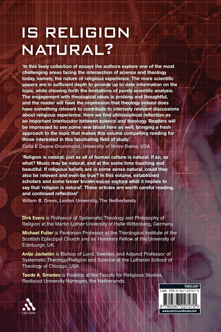 Rückseitencover Is Religion Natural?