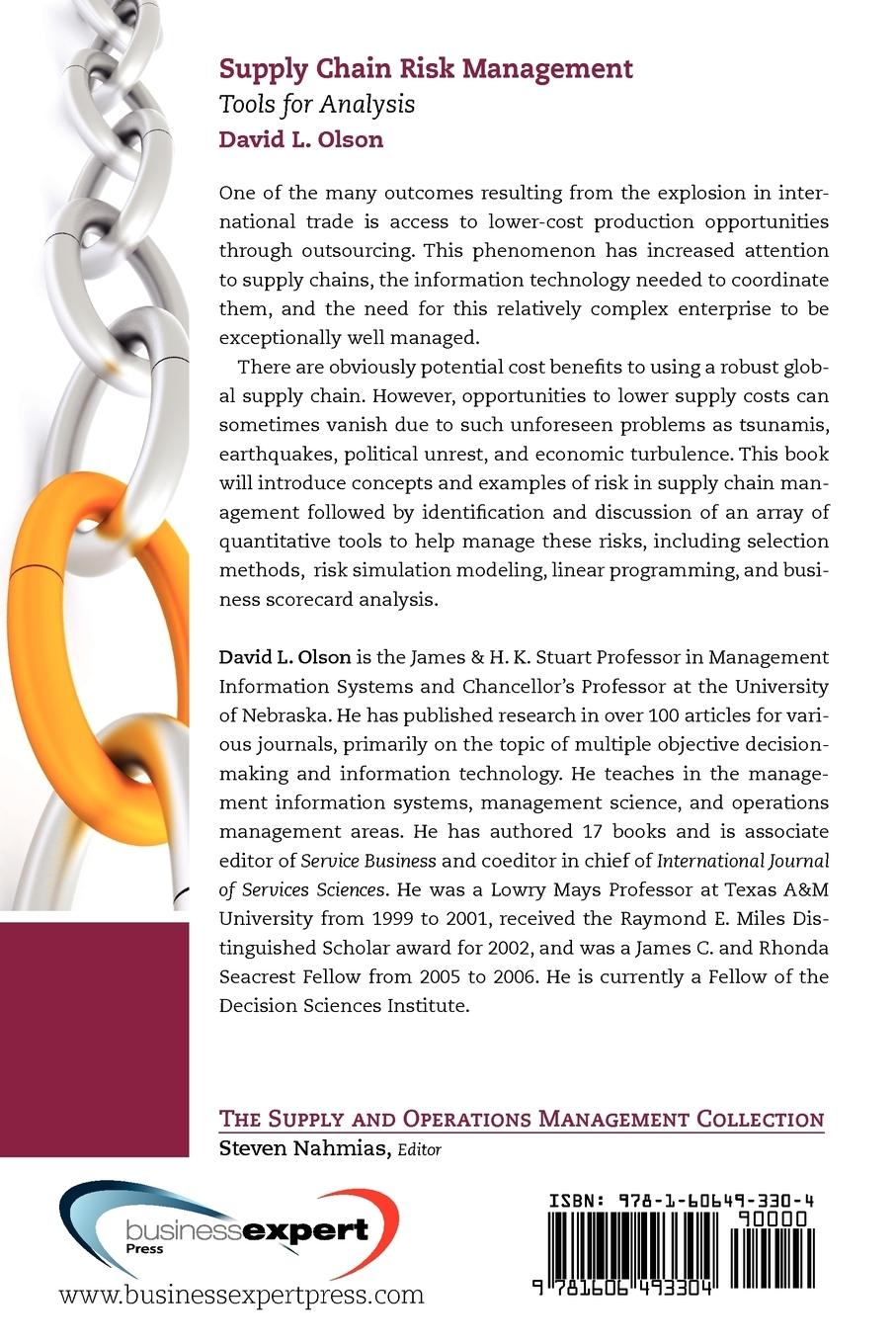 Rückseitencover Supply Chain Risk Management