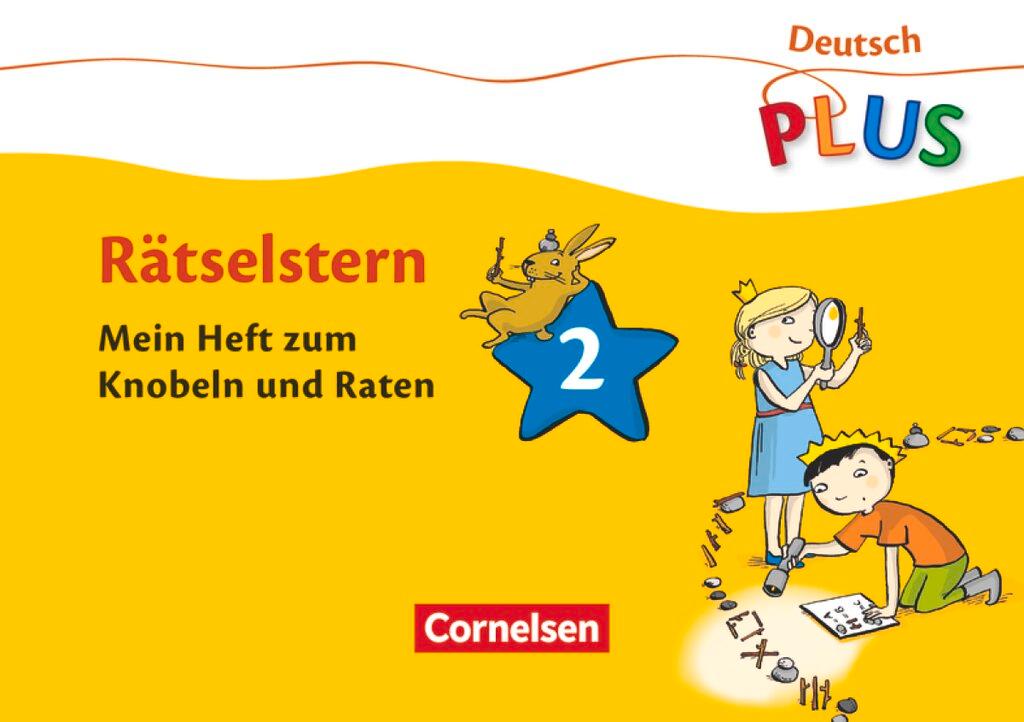 Vorderes Coverbild Deutsch plus Grundschule Lese-Mal-Hefte: Rätselstern