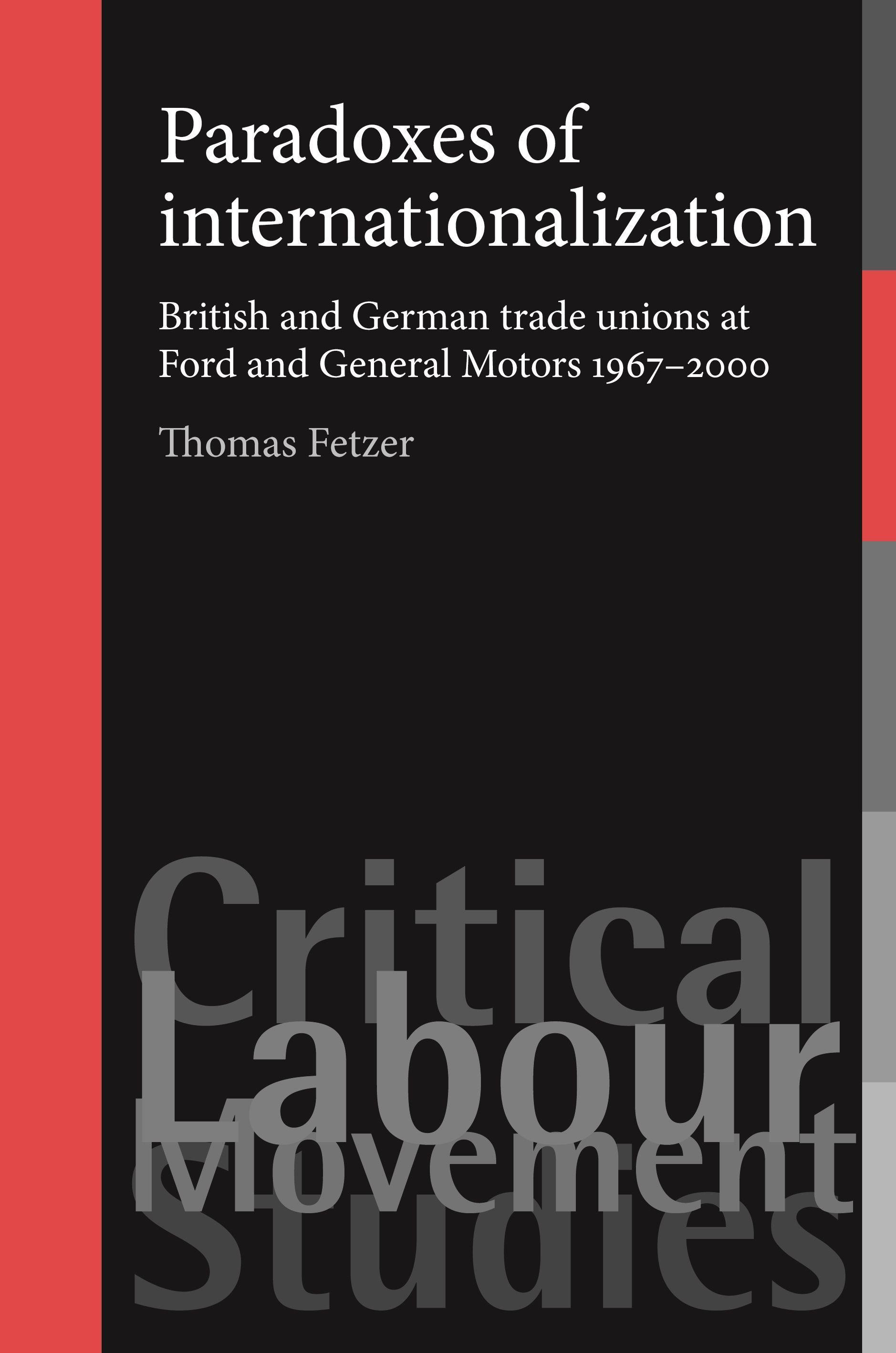 Vorderes Coverbild Paradoxes of Internationalization CB