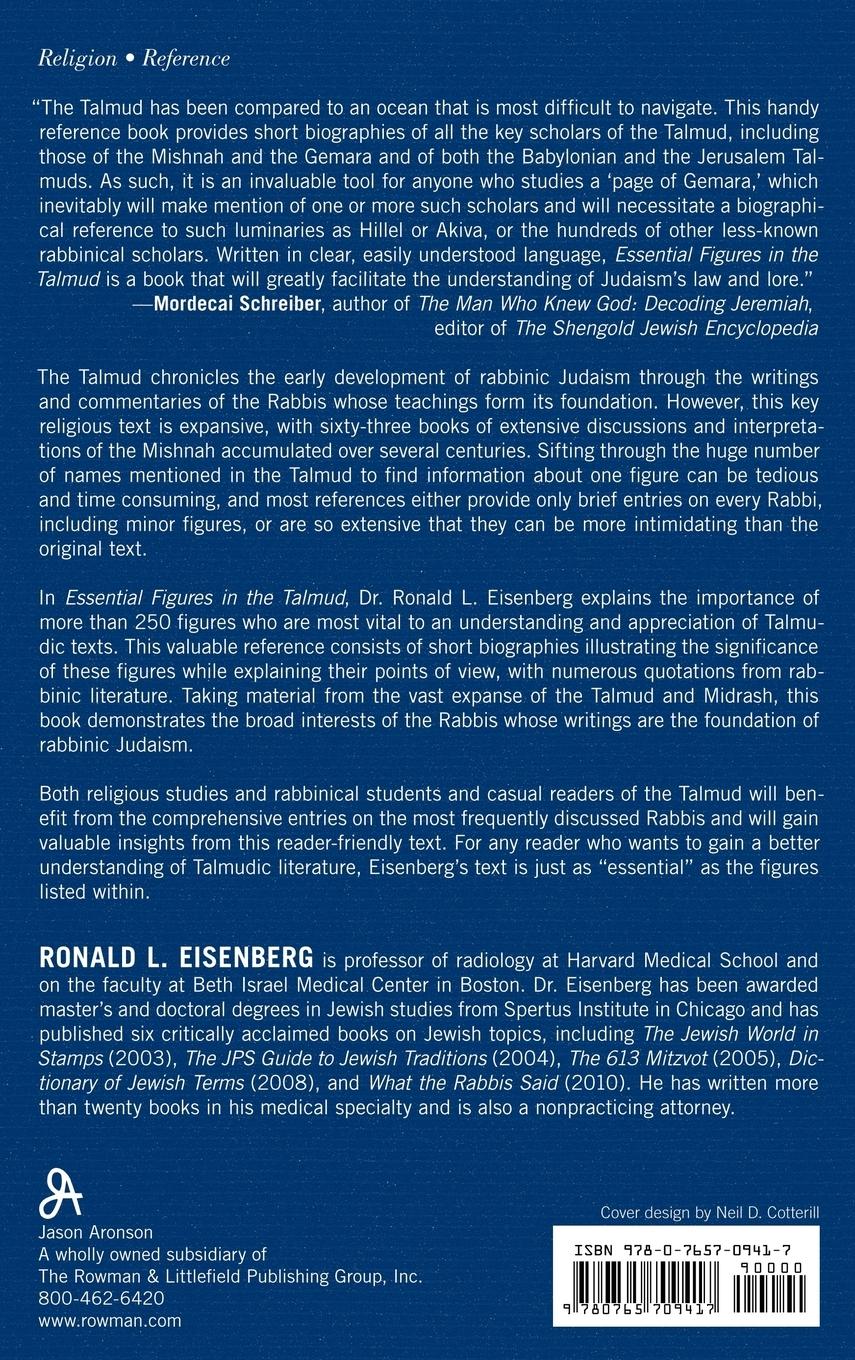 Rückseitencover Essential Figures in the Talmud