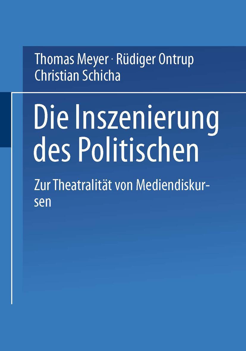 Vorderes Coverbild Die Inszenierung des Politischen