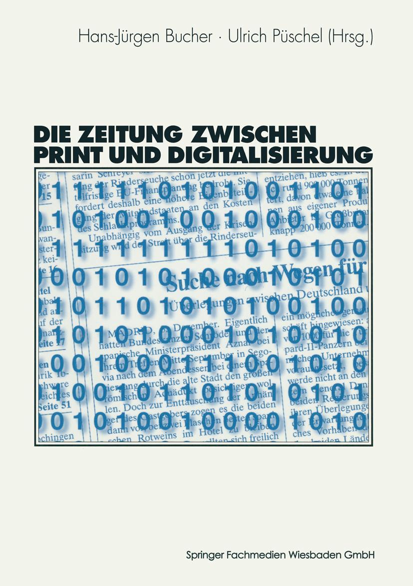 Vorderes Coverbild Die Zeitung zwischen Print und Digitalisierung
