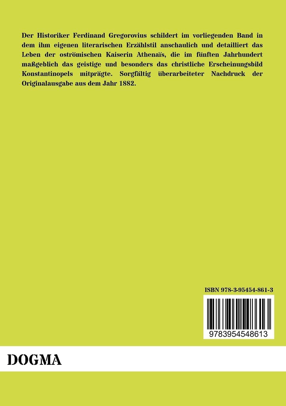 Rückseitencover Athenaïs