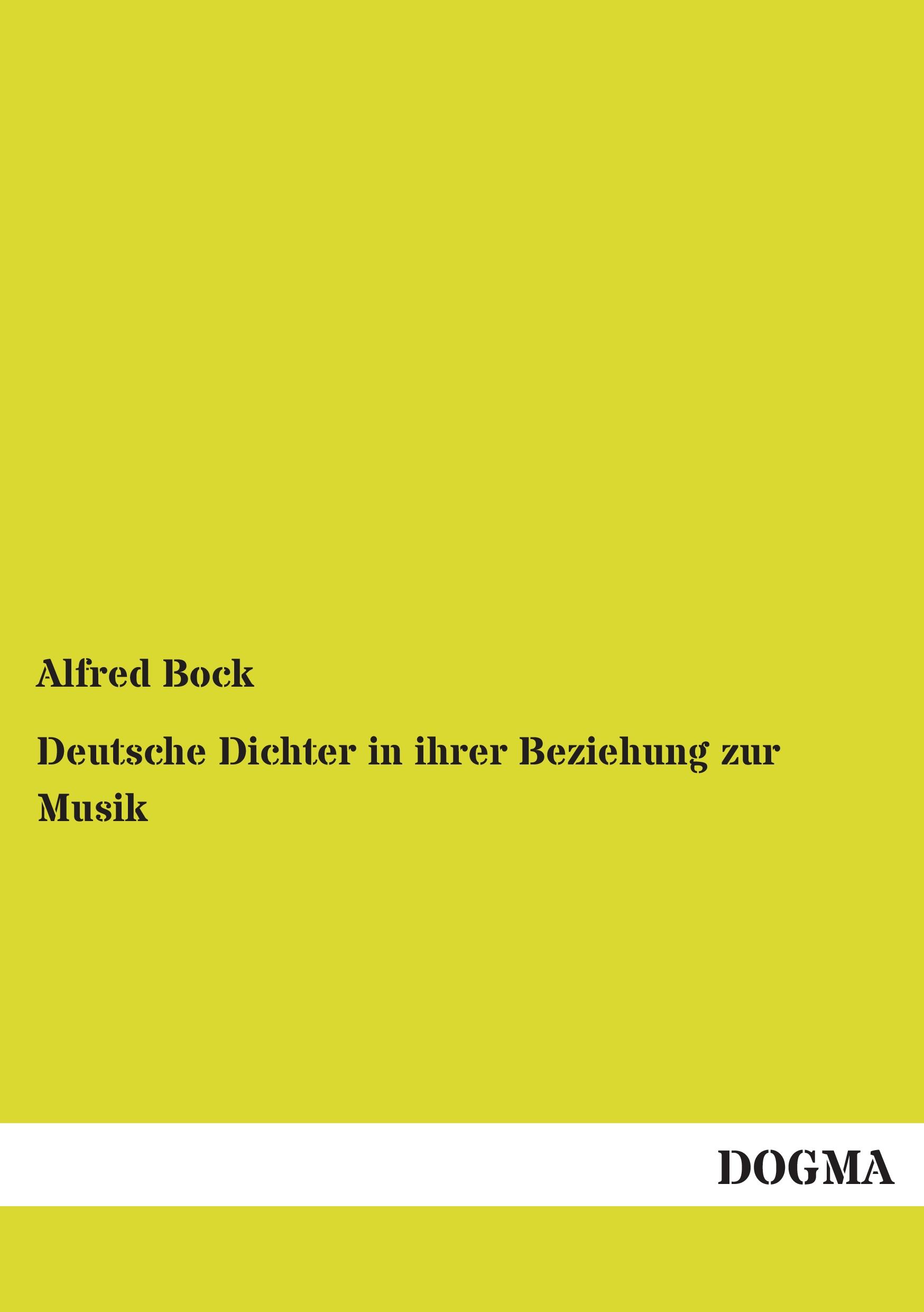 Vorderes Coverbild Deutsche Dichter in ihrer Beziehung zur Musik