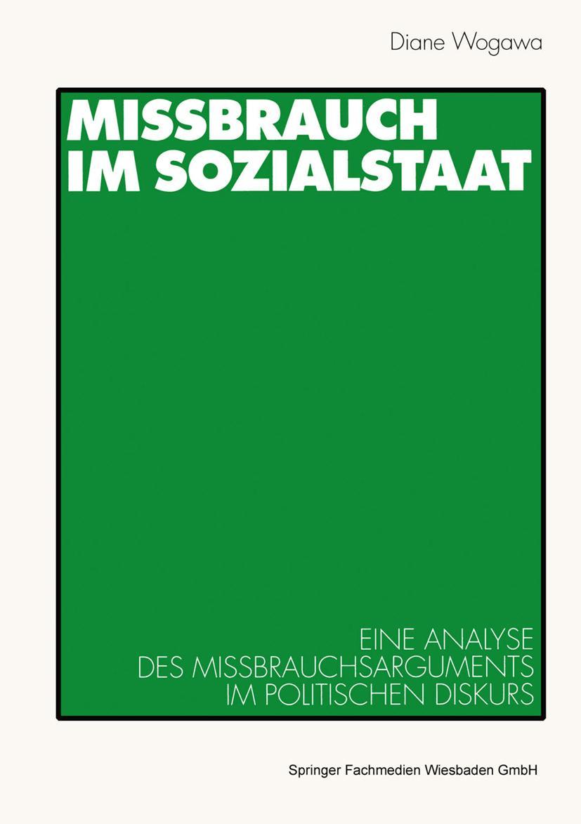 Vorderes Coverbild Missbrauch im Sozialstaat